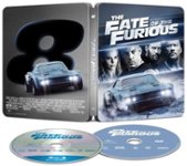 Front. The Fate of the Furious [SteelBook] [Includes Digital Copy] [Blu-ray/DVD] [Only @ Best Buy] [2017].