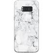 Rebecca Minkoff - Sheer Protection Case for Samsung Galaxy S8+ - Marble print clear/black foil - Larger Front