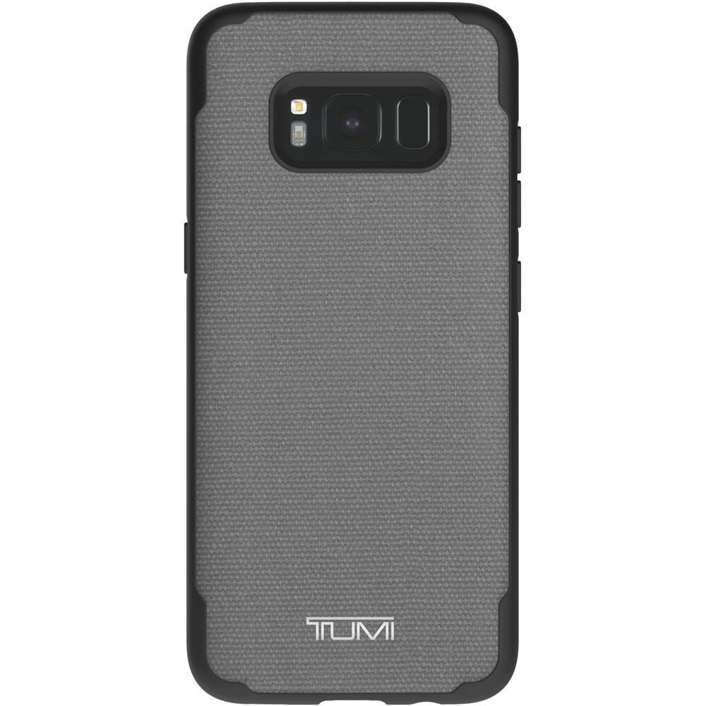 Front. Tumi - Case for Samsung Galaxy S8 - Gray.