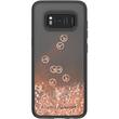 Rebecca Minkoff - Glitterfall Case for Samsung Galaxy S8 - Peace sign rose gold - Larger Front