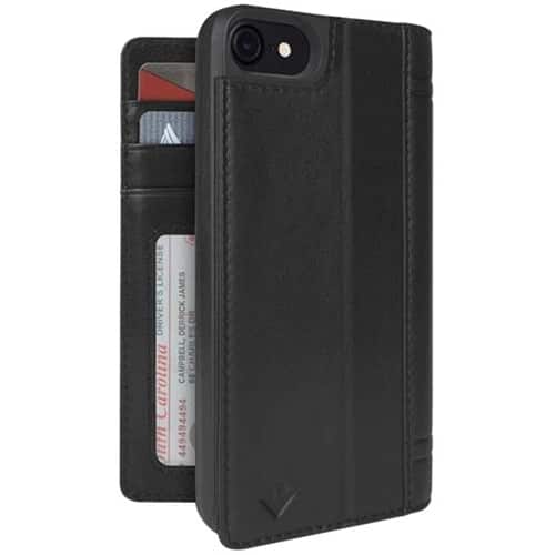 journal case for apple iphone 6, 7 and 8 - black journal case for apple iphone 6, 7 and 8 - black