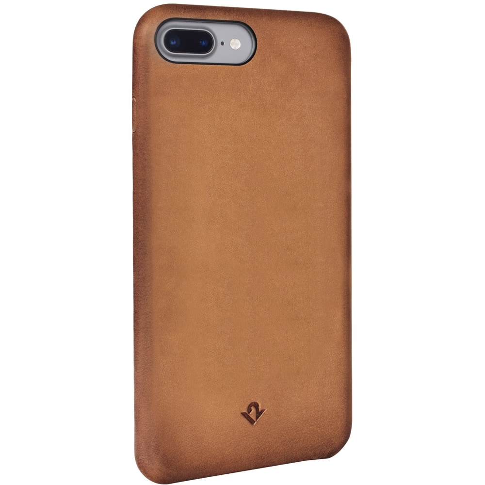 Front. Twelve South - Relaxed Case for Apple® iPhone® 7 Plus - Cognac.