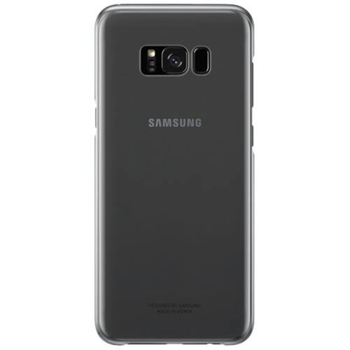 Samsung - Case for Samsung Galaxy S8+ - Black/clear - Larger Front
