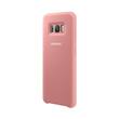 Samsung - Silicone Cover Case for Galaxy S8 - Pink - Larger Front