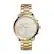 Front. Fossil - Q Tailor Hybrid Smartwatch 40mm Gold-Tone Steel - Gold-Tone Steel.