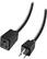 Front. Insignia™ - 25' Extension Power Cord - Black.