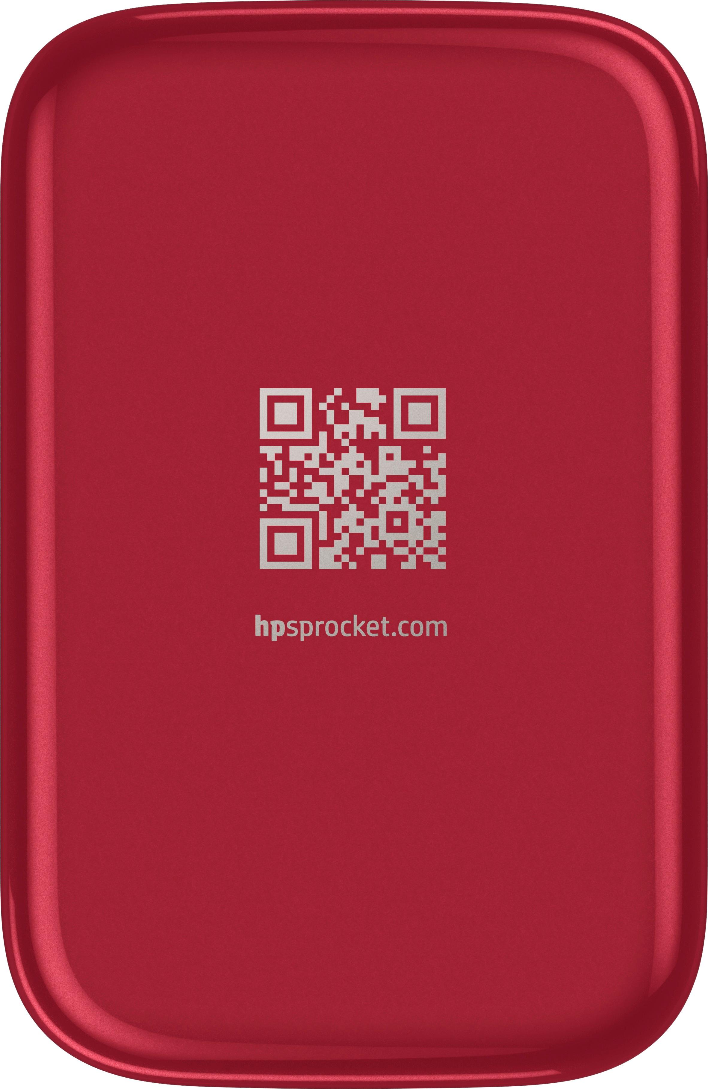 HP® Red Sprocket Photo Printer (Z3Z93A#B1H)