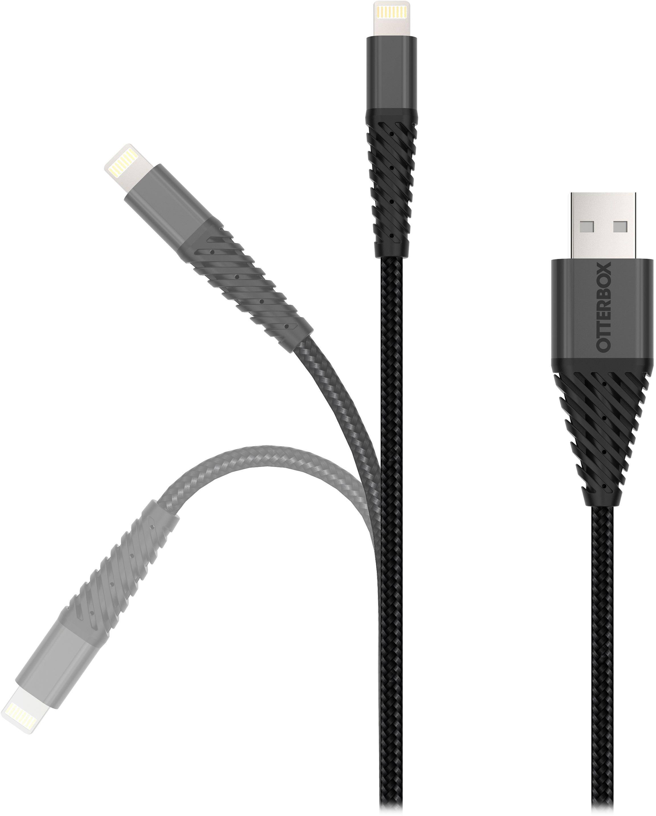 Alt View 11. OtterBox - Apple MFi Certified 10' Lightning USB Charge-and-Sync Cable - Black.