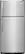 Front. Frigidaire - 18 Cu. Ft. Top-Freezer Refrigerator - Stainless Steel.