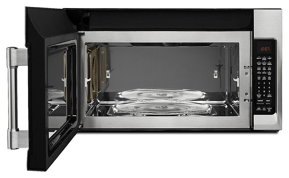 Alt View 1. Maytag - 1.9 Cu. Ft. Convection Over-the-Range Microwave with Sensor Cooking - Stainless Steel.