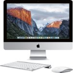 Front Zoom. Apple - 21.5" iMac® - Intel Core i5 (2.7GHz) - 8GB Memory - 1TB Hard Drive - Silver.