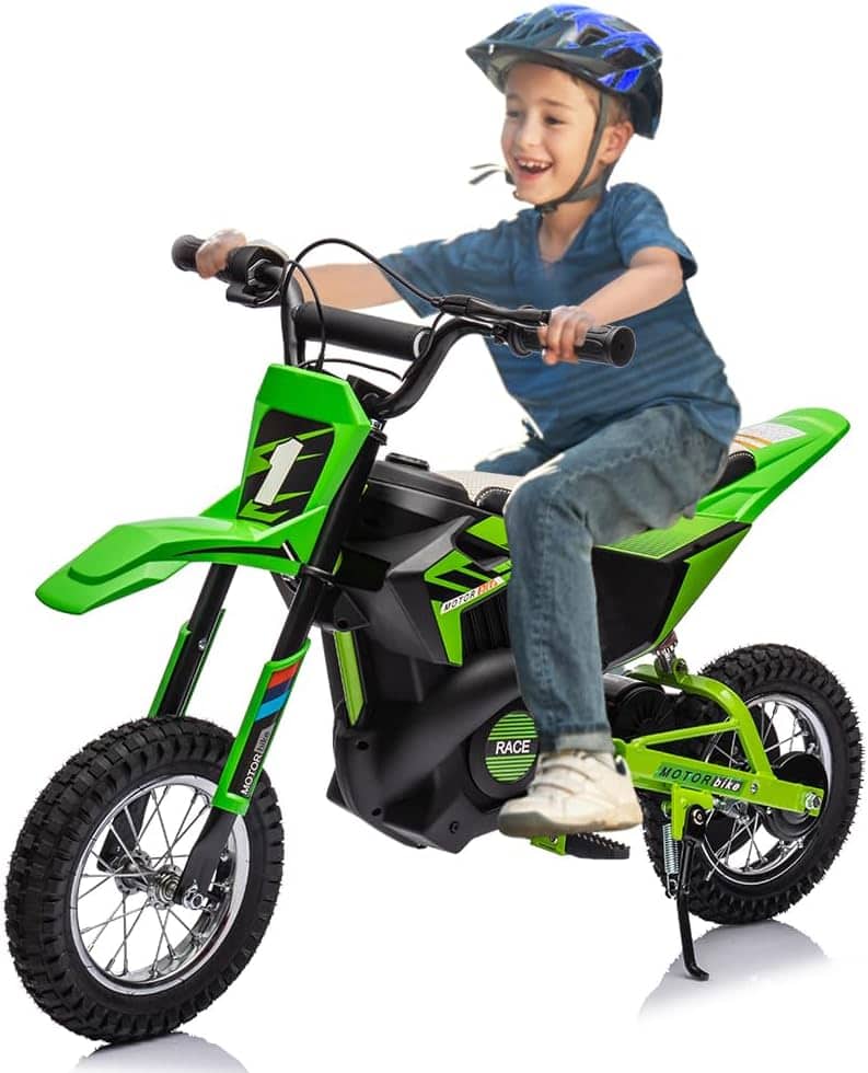 Homhougo - 24V Kids Ride On Electric Motorcycle,250W Motor 13.6MPH Fast Speed Dirt Bike price history on PriceWatchPro