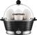 Front. Chefman - Electric Egg Cooker + Boiler, Quickly Makes 6 Eggs, BPA-Free - Black.