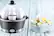 Alt View 11. Chefman - Electric Egg Cooker + Boiler, Quickly Makes 6 Eggs, BPA-Free - Black.