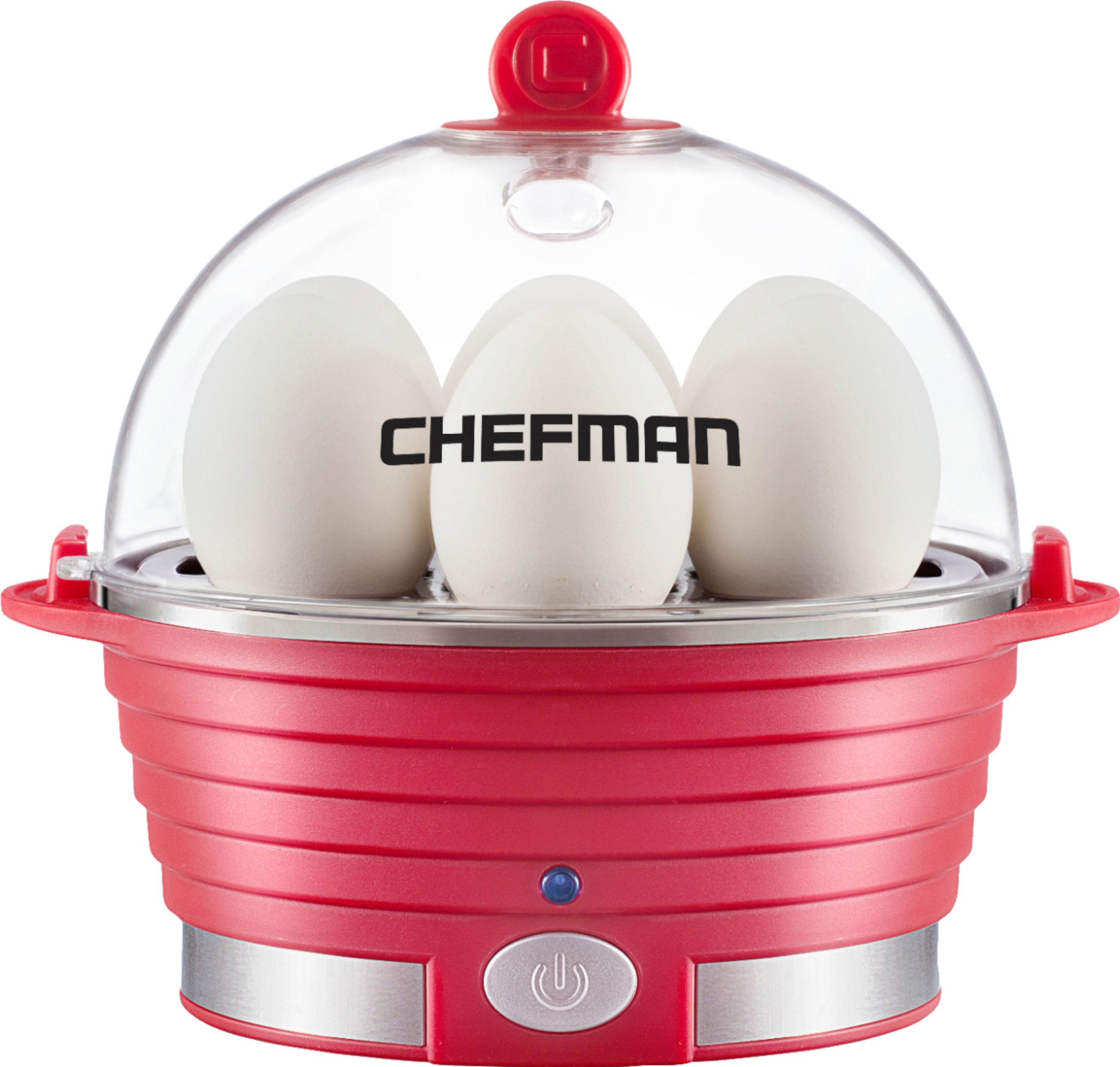 Best Buy: Chefman Electric Egg Cooker Red RJ24-V2-RED
