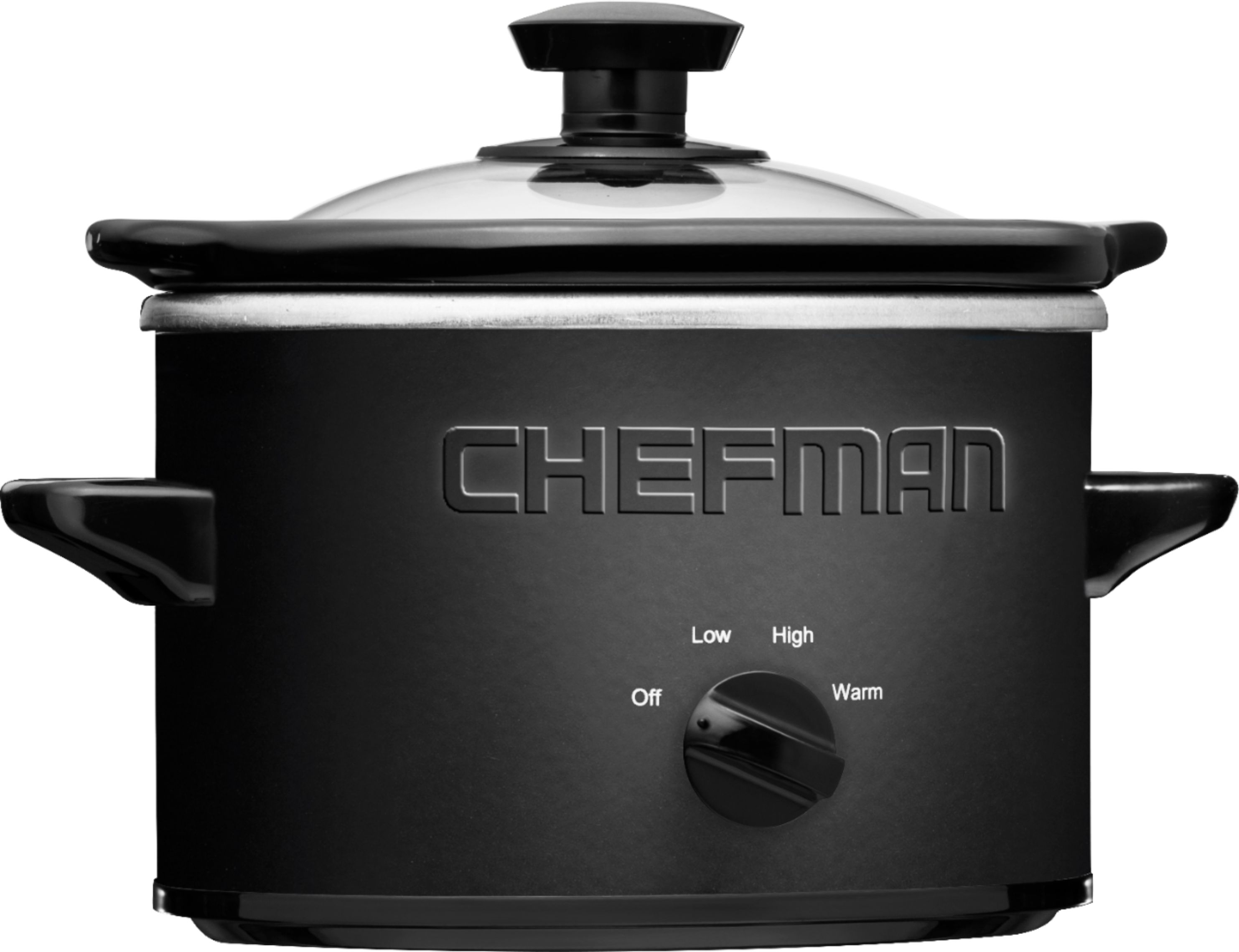 Best Buy: Chefman 2.5-Quart Slow Cooker Stainless Steel/Black RJ15