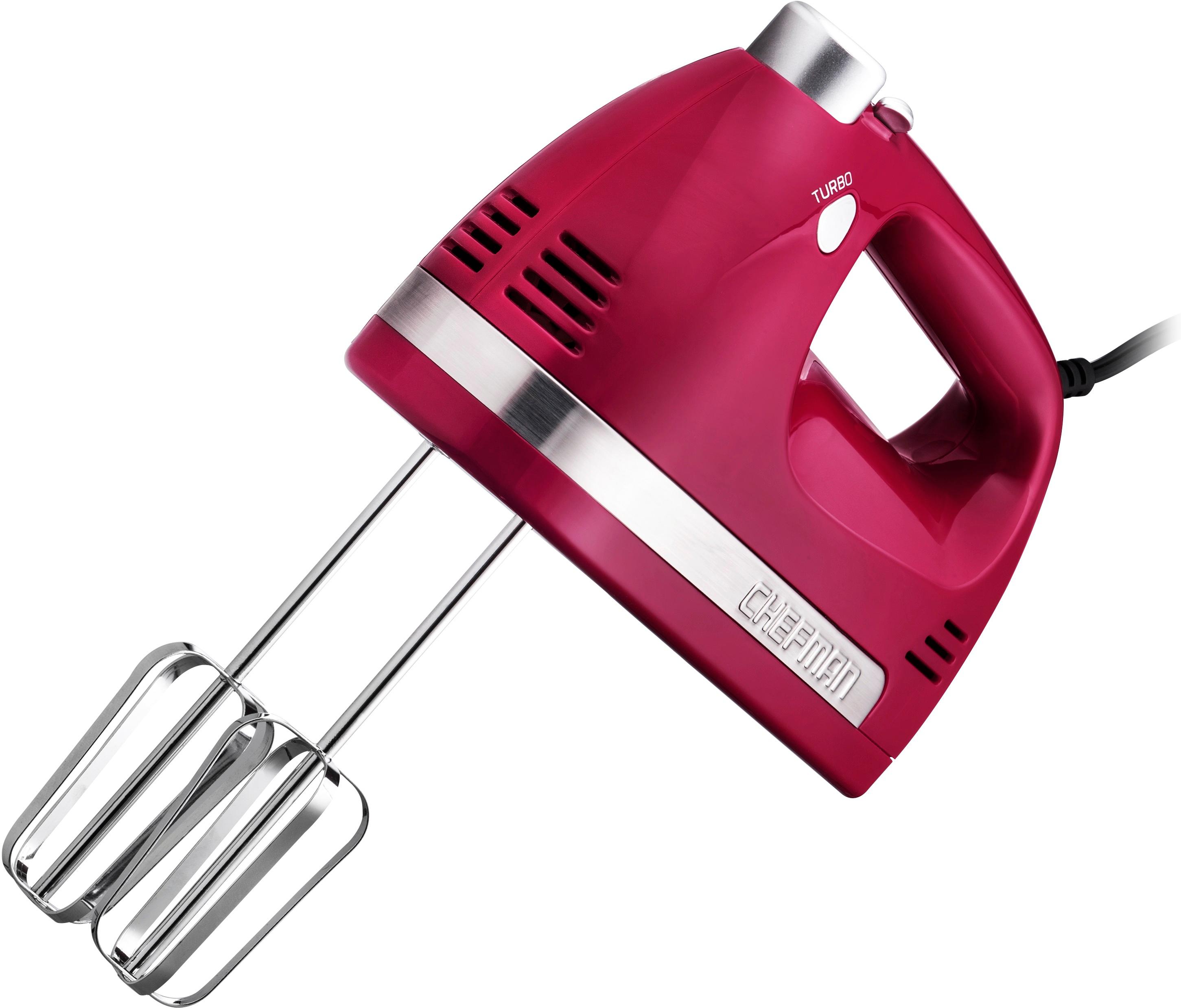 Best Buy: CHEFMAN 5-Speed Hand Mixer Black RJ17-V2-BLACK