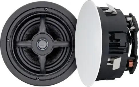 Sonance - MAG6R - Mag Series 6-1/2" 2-Way In Ceiling Speakers (Pair) - Paintable White