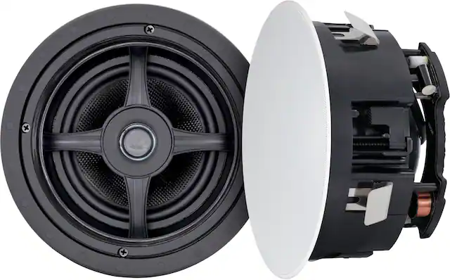 Alt View 19. Sonance - MAG6R - Mag Series 6-1/2" 2-Way In-Ceiling Speakers (Pair) - Paintable White.