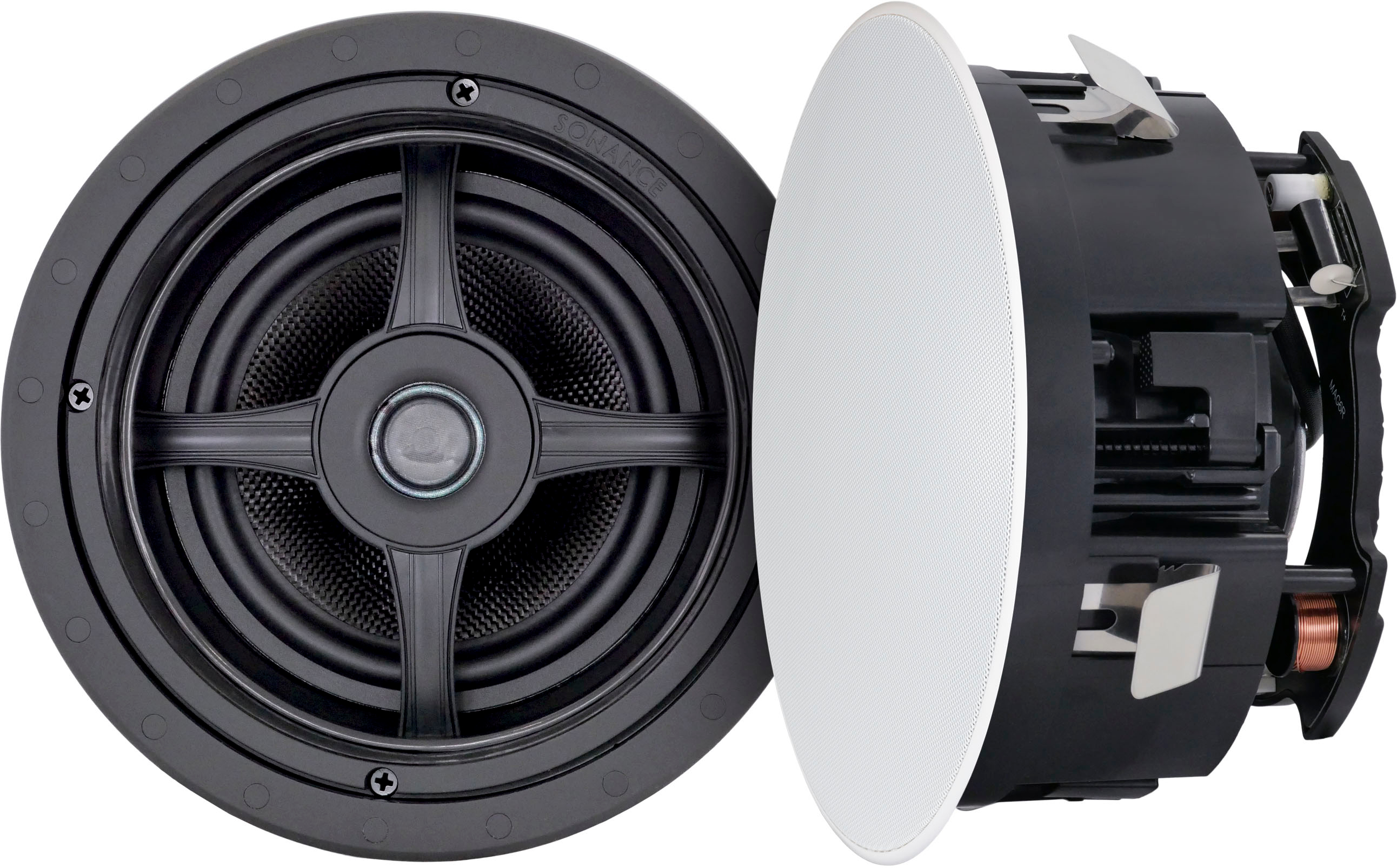 adelaar Landschap katoen Sonance MAG6R Mag Series 6-1/2" 2-Way In-Ceiling Speakers (Pair) Paintable  White 93222 - Best Buy