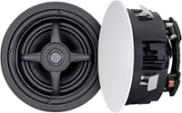 Front Zoom. Sonance - MAG6R - Mag Series 6-1/2" 2-Way In-Ceiling Speakers (Pair) - Paintable White.