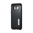 Spigen - Slim Armor Case for Samsung Galaxy S8+ - Metal slate - Larger Front