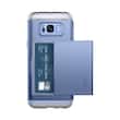 Spigen - Crystal Wallet Case for Samsung Galaxy S8+ - Coral blue - Larger Front
