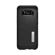Spigen - Slim Armor Case for Samsung Galaxy S8 - Black - Larger Front