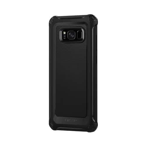 Spigen - Rugged Armor Extra Case for Samsung Galaxy S8 - Black - Larger Front