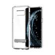 Spigen - Ultra Hybrid Series Case for Samsung Galaxy S8 - Crystal clear - Larger Front