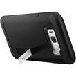 Spigen - Slim Armor Case for Samsung Galaxy S8+ - Black - Larger Front