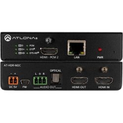 Atlona - 4K HDR Multi-Channel Digital to Two-Channel Audio Converter - Black - Angle_Zoom