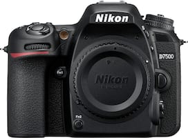Nikon - D7500 DSLR Camera (Body Only) - Black - Front_Zoom