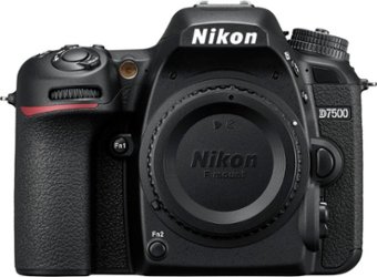 Nikon - D7500 DSLR 4K Video Camera (Body Only) - Black - Front_Zoom