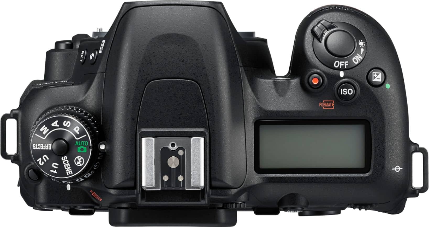 Top. Nikon - D7500 DSLR 4K Video Camera (Body Only) - Black.