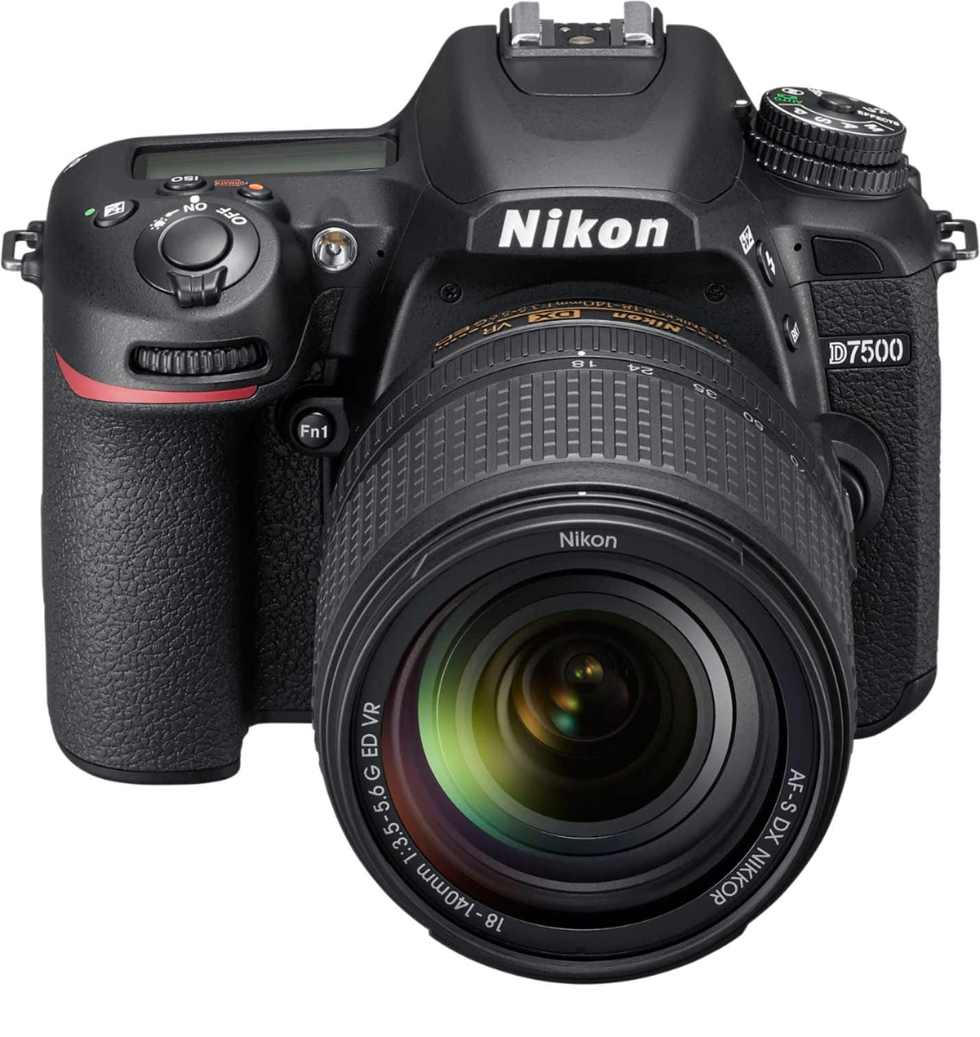 Alt View 16. Nikon - D7500 DSLR 4K Video Camera with AF-S DX NIKKOR 18-140mm f/3.5-5.6G ED VR lens - Black.