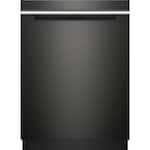 Whirlpool - 24" Built-In Dishwasher - Black stainless steel - Front_Standard