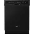 Whirlpool - 24" Built-In Dishwasher - Black - Larger Front