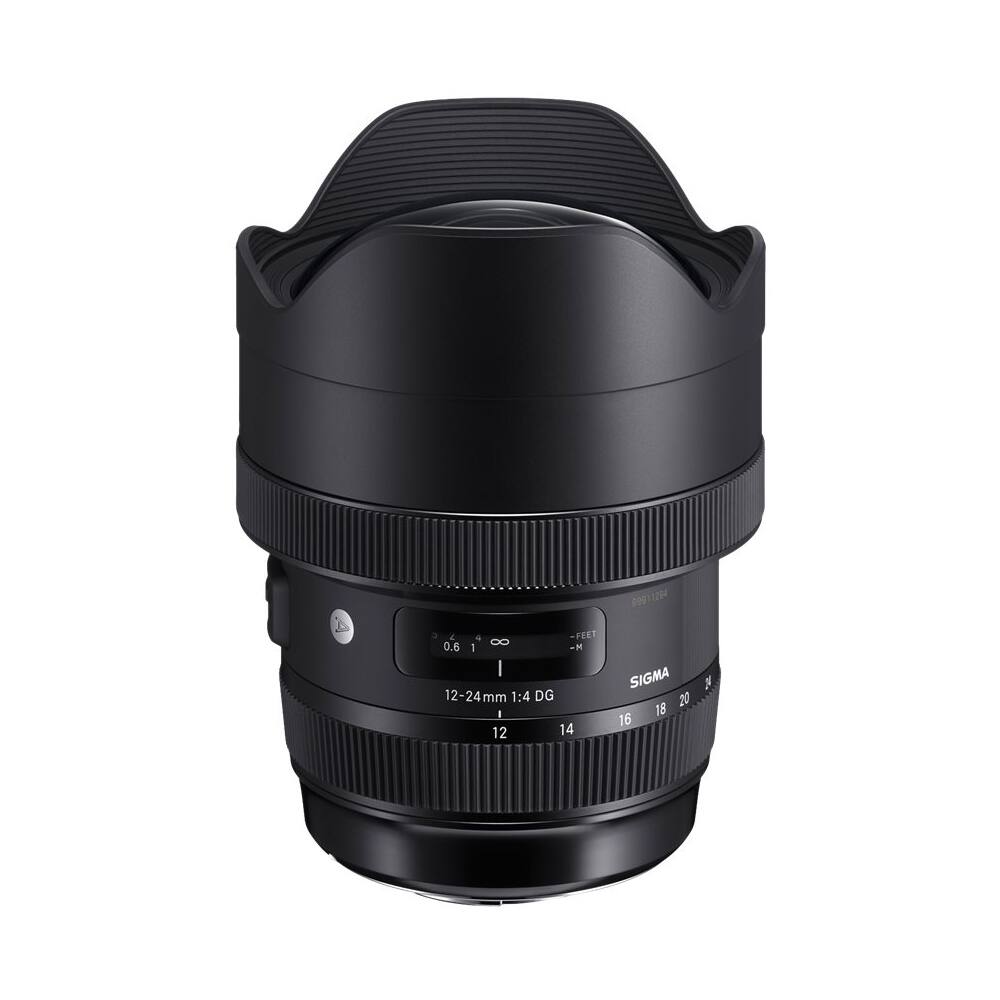 Angle. Sigma - Art 12-24mm f/4.0 DG HSM Wide-Angle Zoom Lens for Canon EF - Black.