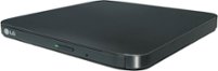 LG - 8x External USB Double-Layer DVD±RW/CD-RW Drive - Black - Front_Zoom