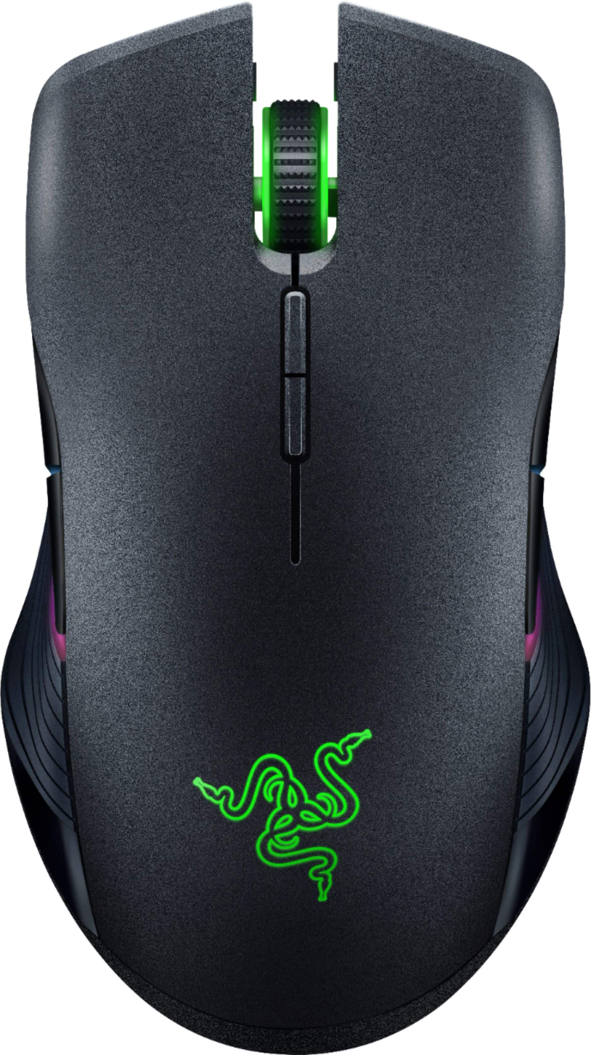 Front. Razer - Lancehead Wireless Laser Gaming Mouse with Chroma Lighting - Black.