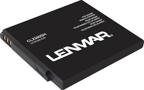 Angle Standard. Lenmar - Lithium-Ion Battery for Sharp FX and FX STX-2 Mobile Phones.