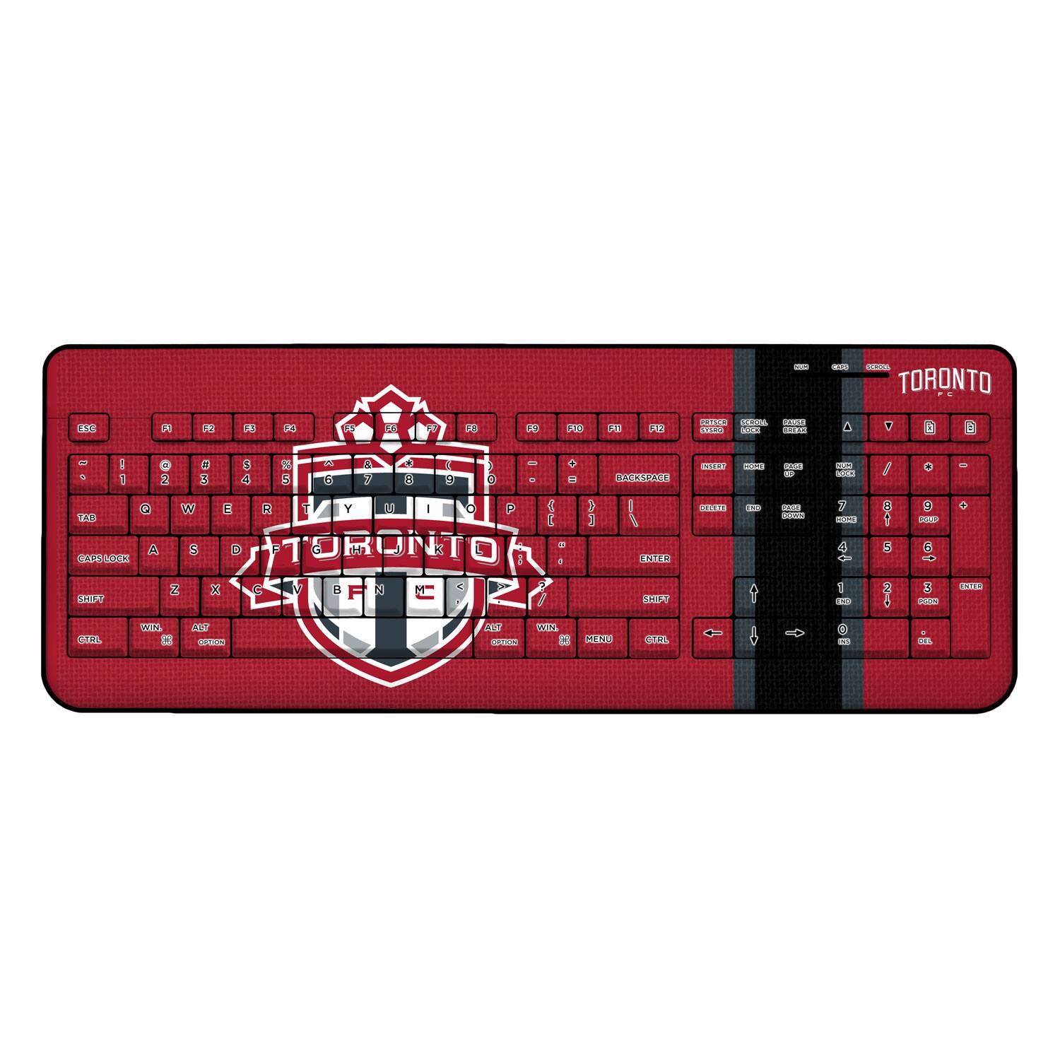 Keyscaper - Toronto FC Team Stripe Wireless Keyboard - Multicolor