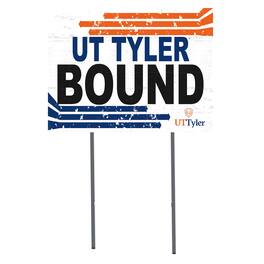 Jardine - Texas Tyler Patriots 18" x 24" Bound Yard Sign - White