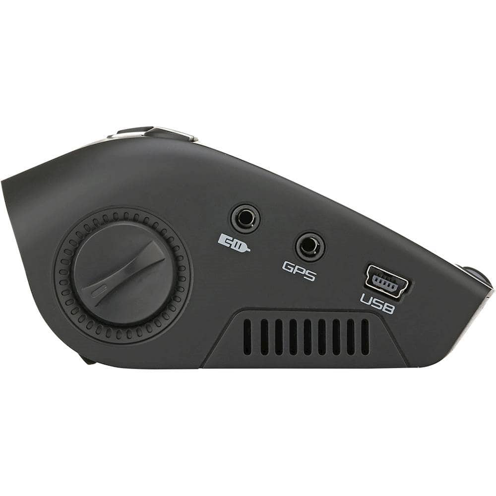 Alt View 16. Rexing - V1P 1080p Dash Cam with Rear Camera - Black.