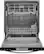 Alt View 1. Frigidaire - Frigidaire 24" Top Control Built-In Dishwasher, 54dba - Stainless Steel.