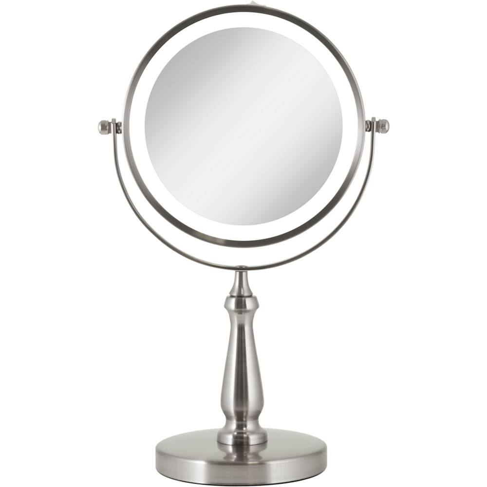 Alt View 11. Zadro - LED Lighted Vanity Mirror - Satin Nickel.