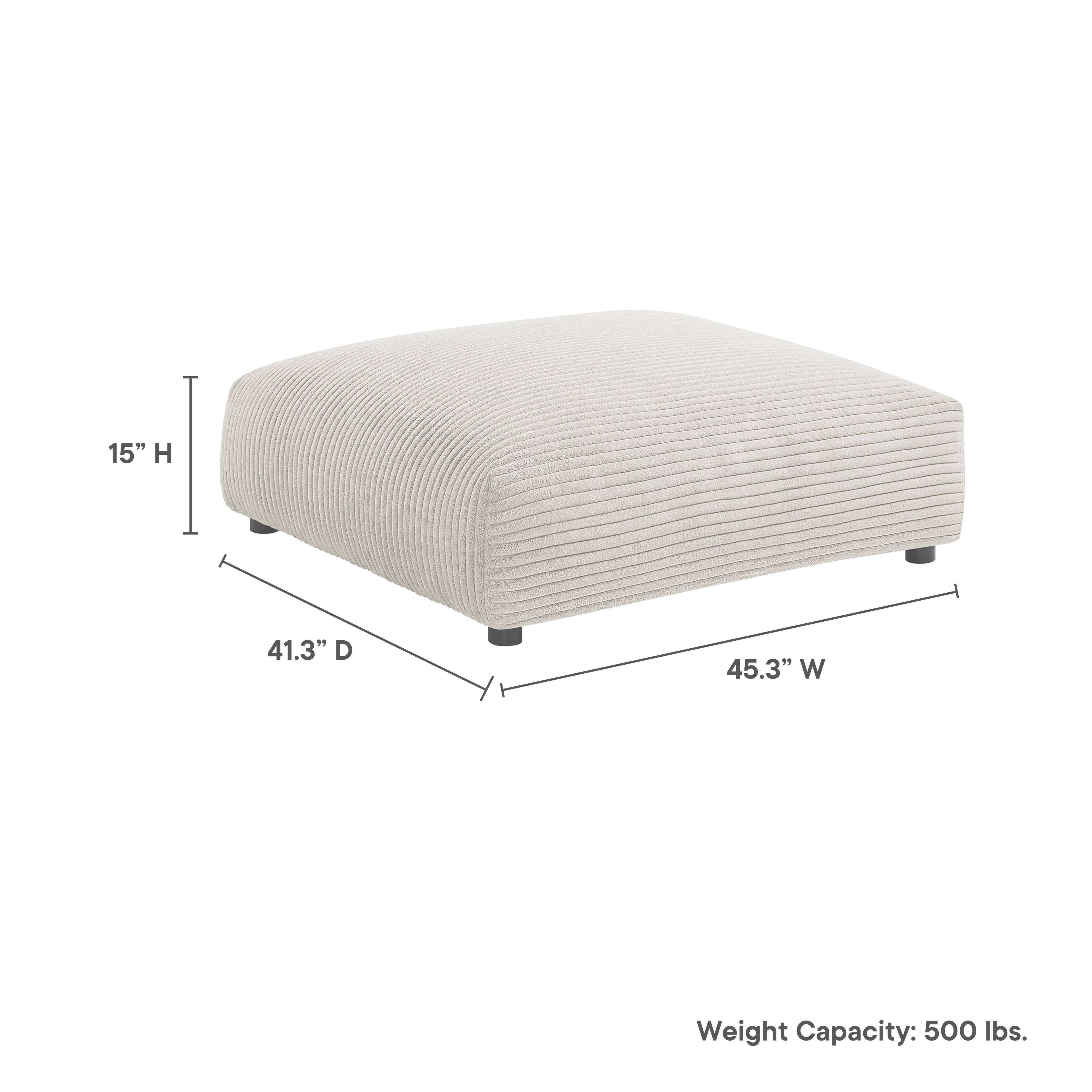 15" H  
41.3" D  
45.3" W  
Weight Capacity: 500 lbs.