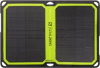 Front Zoom. Goal Zero - Nomad 7 Plus Solar Panel - Black with Green Accent.