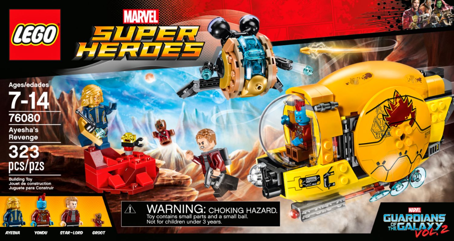 guardians of the galaxy 2 lego sets